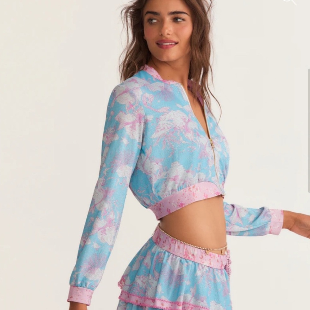 LoveShackFancy x Hurley Under The Sea Bomber Jacket